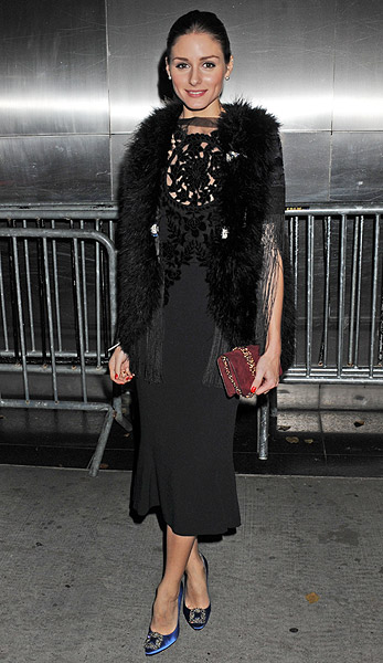 Olivia Palermo in Manolo Blahnik